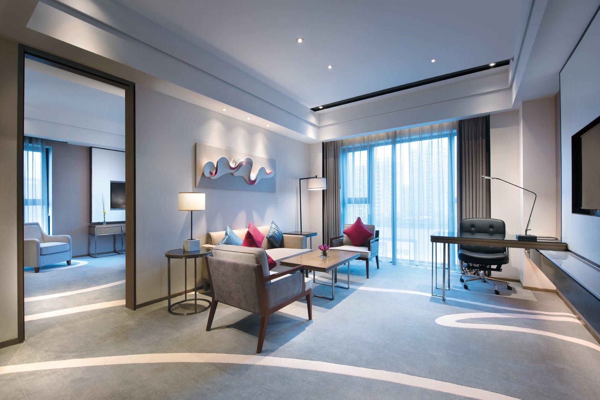 Crowne Plaza Hangzhou Qiantang - The Subway Can Reach The West Lake Scenic Area As Well As The Airport And High-Speed Rail Station, Adjacent To Jinsha Lake And Longfor Paradise Walk Buitenkant foto